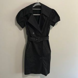 Club Monaco, Black trench style dress